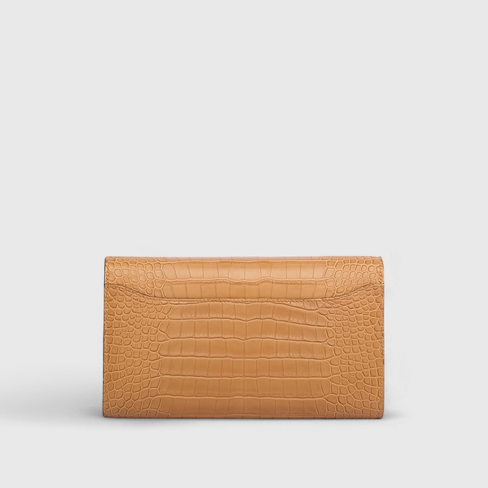Hermès Constance Long To Go Wallet Alligator Matte Kraft Gold Hardware