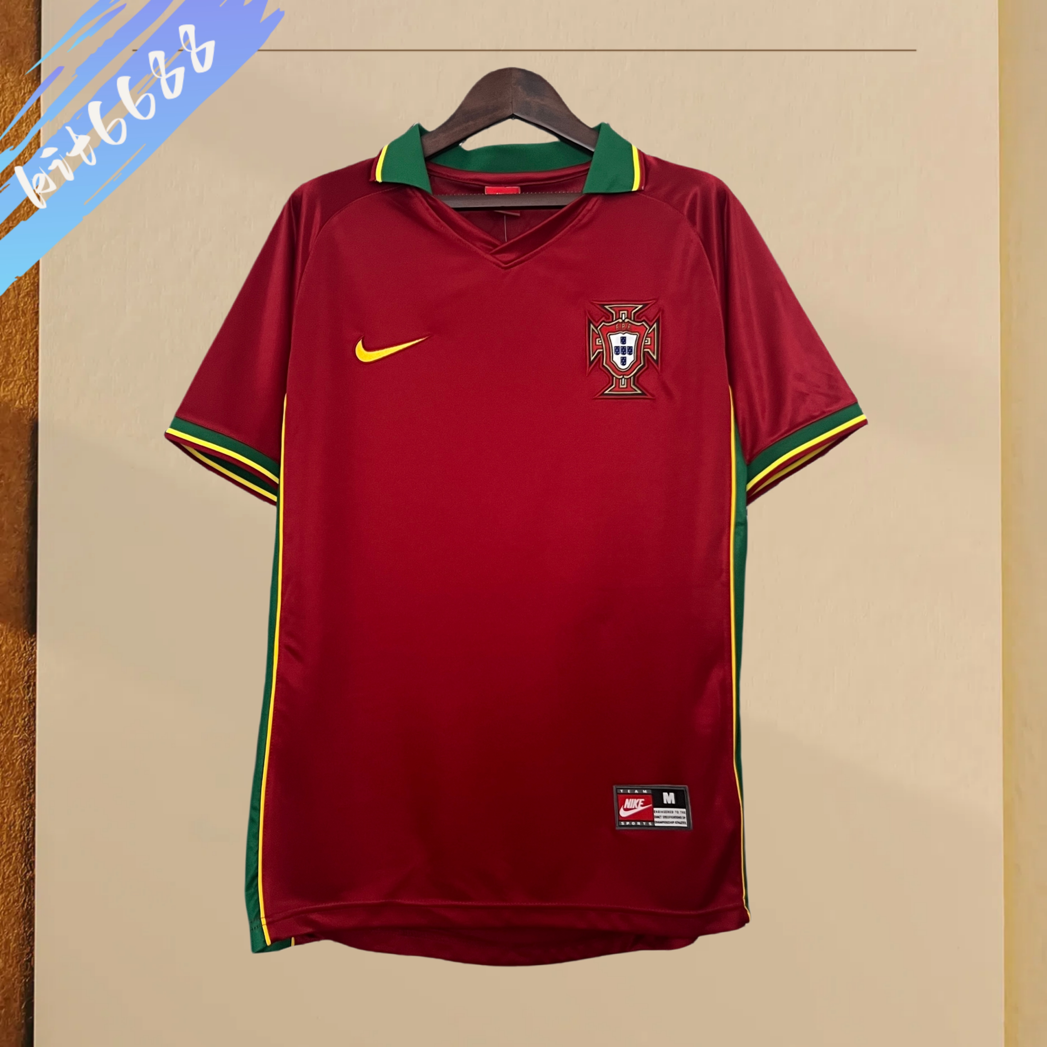 97/98 Portugal home  Retro Football Shirt