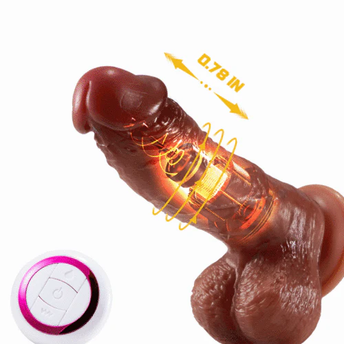8.07‘’ Mlovexy - 9 Vibrating 3 Telescoping Swing Realistic Dildo Vibrator