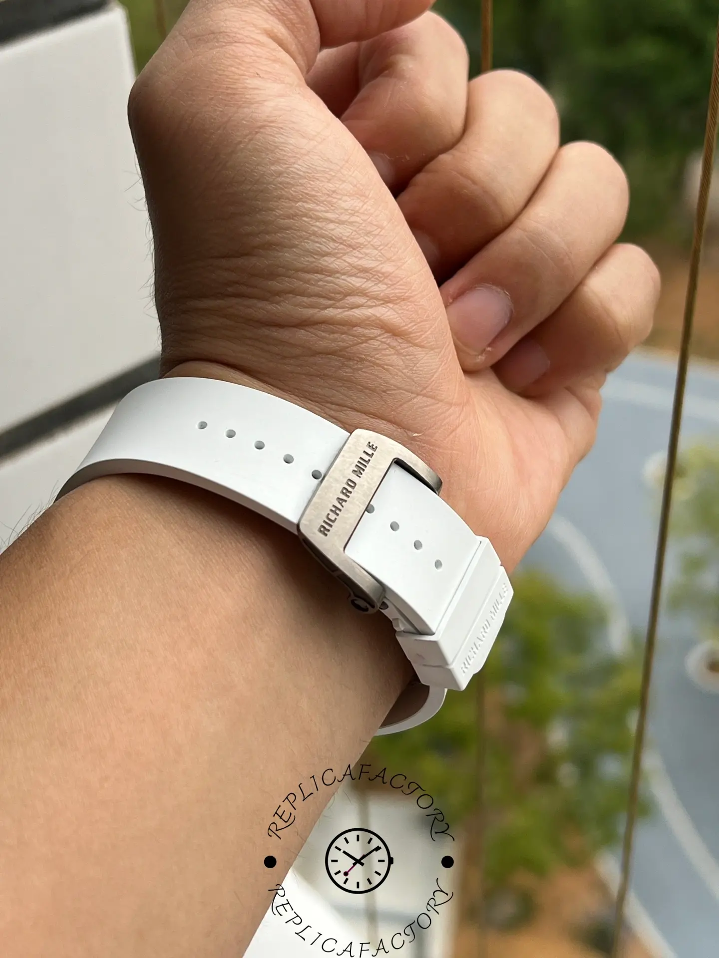 1:1 Clone Richard Mille RM61 01 White Ceramic