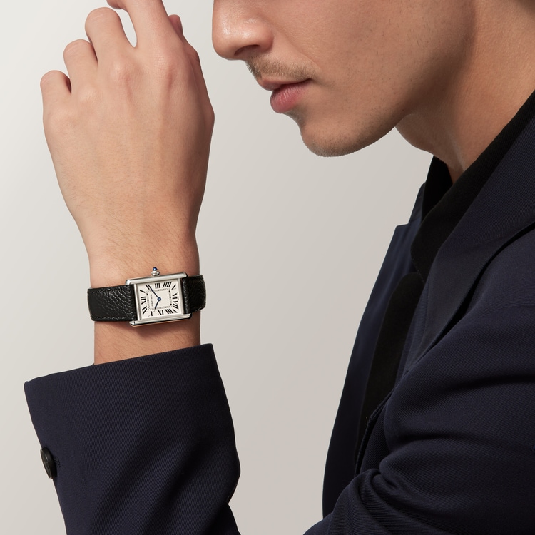 Tank Must SolarBeat™ watch large model silvered dial 33.7mm