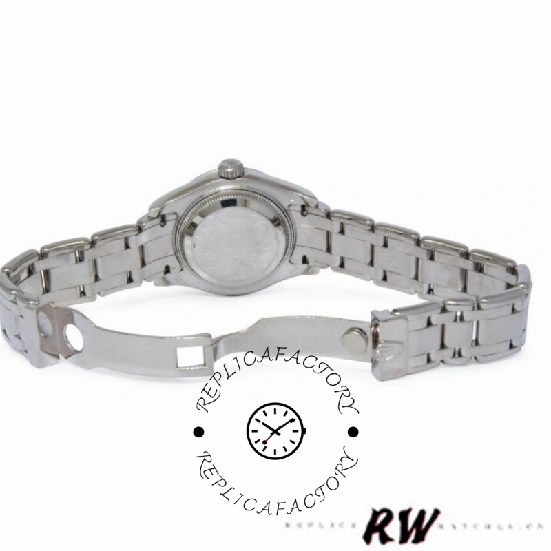 Rolex Pearlmaster 80319 Silver Diamond Dial 29MM Lady Replica Watch