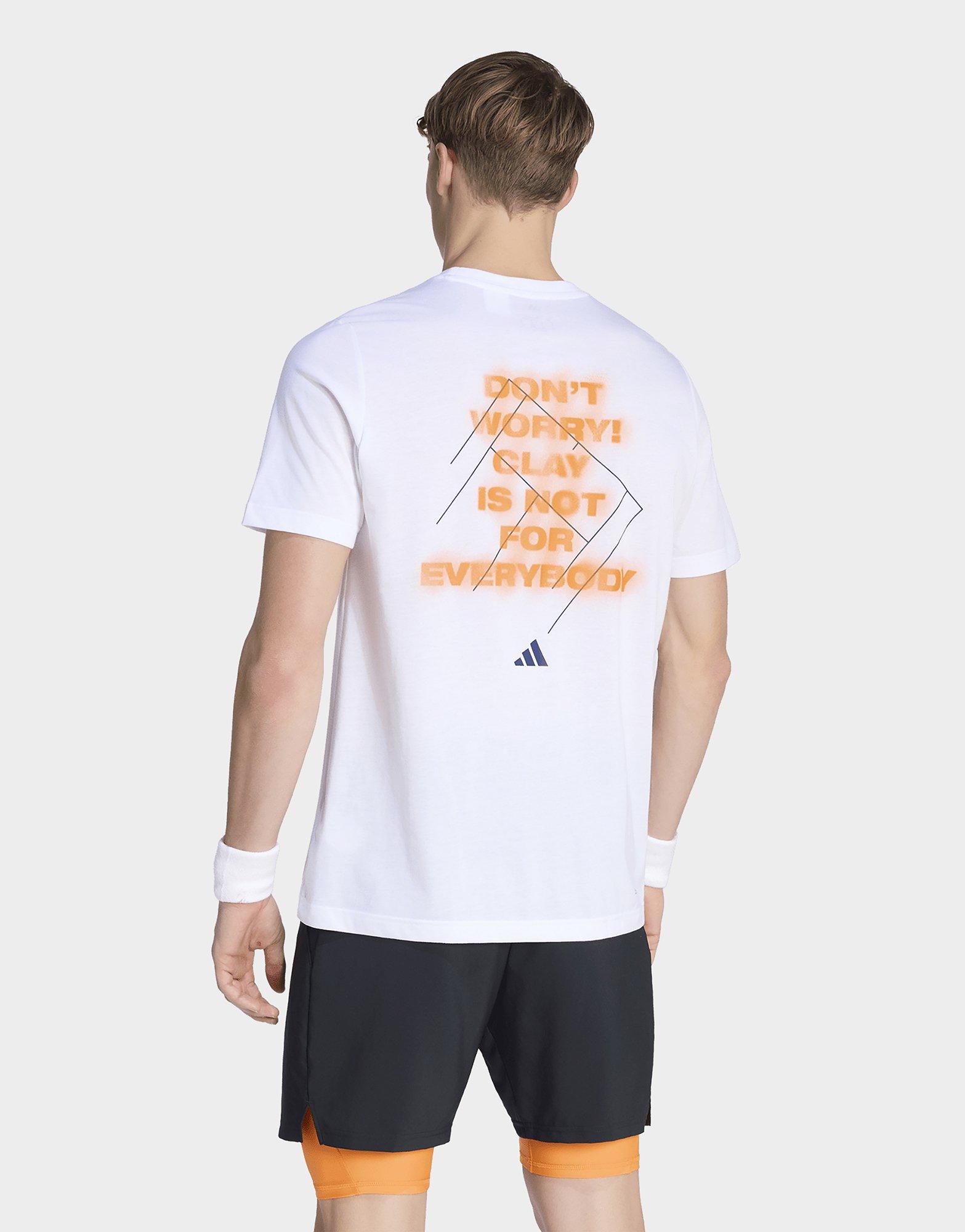 adidas TENNIS CLAY IS NOT T-SHIRT MIT GRAFIK