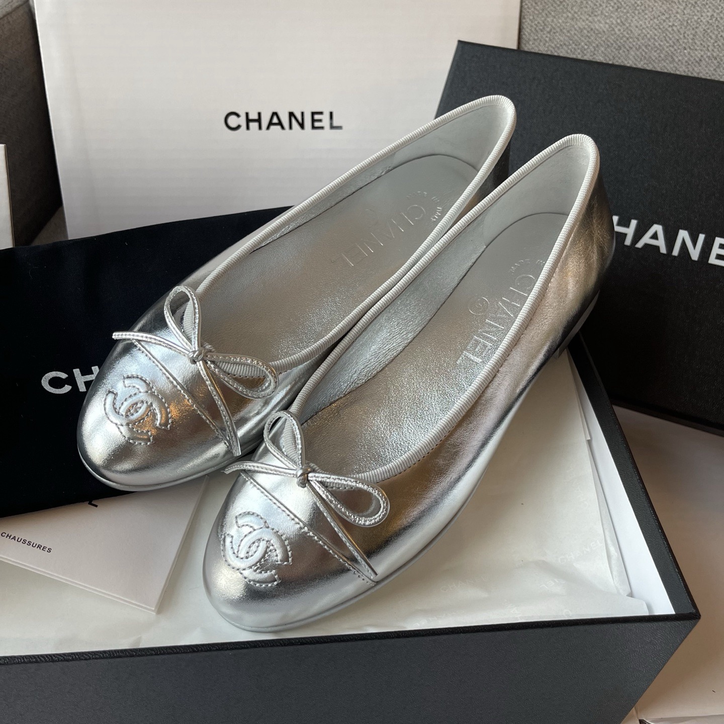 Chanel 26ss Ballet Women Loafers Size 36-41