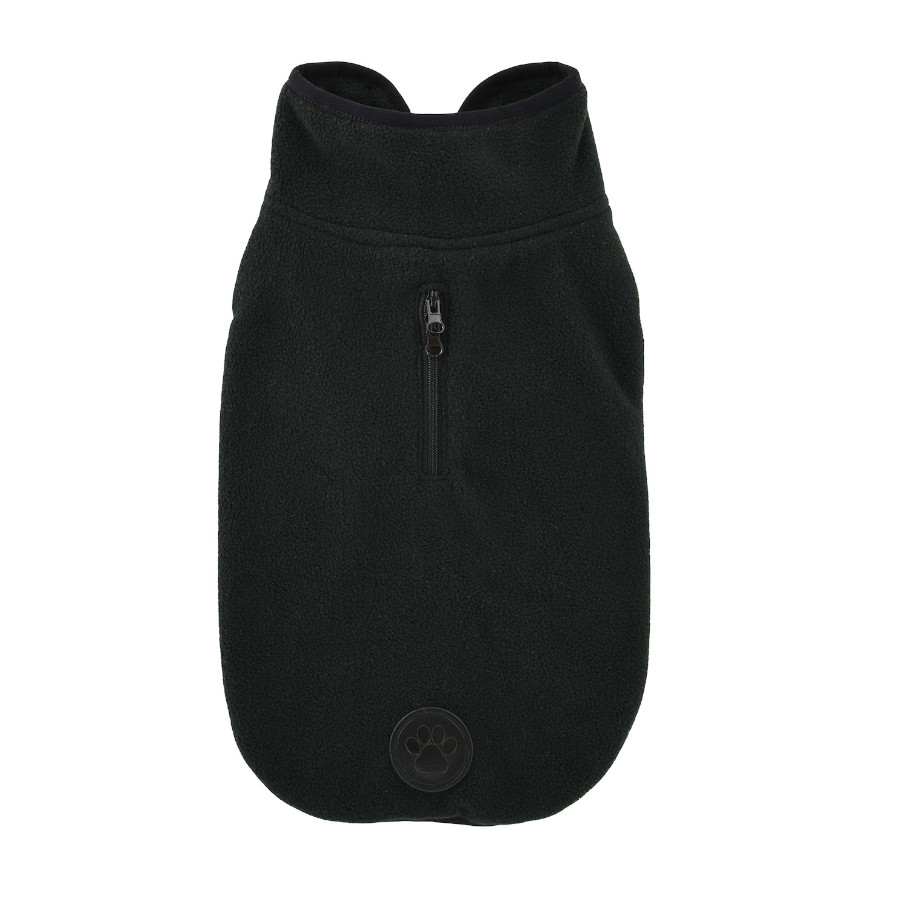Nayeco Abrigo Fleece Jacket Negro para perros