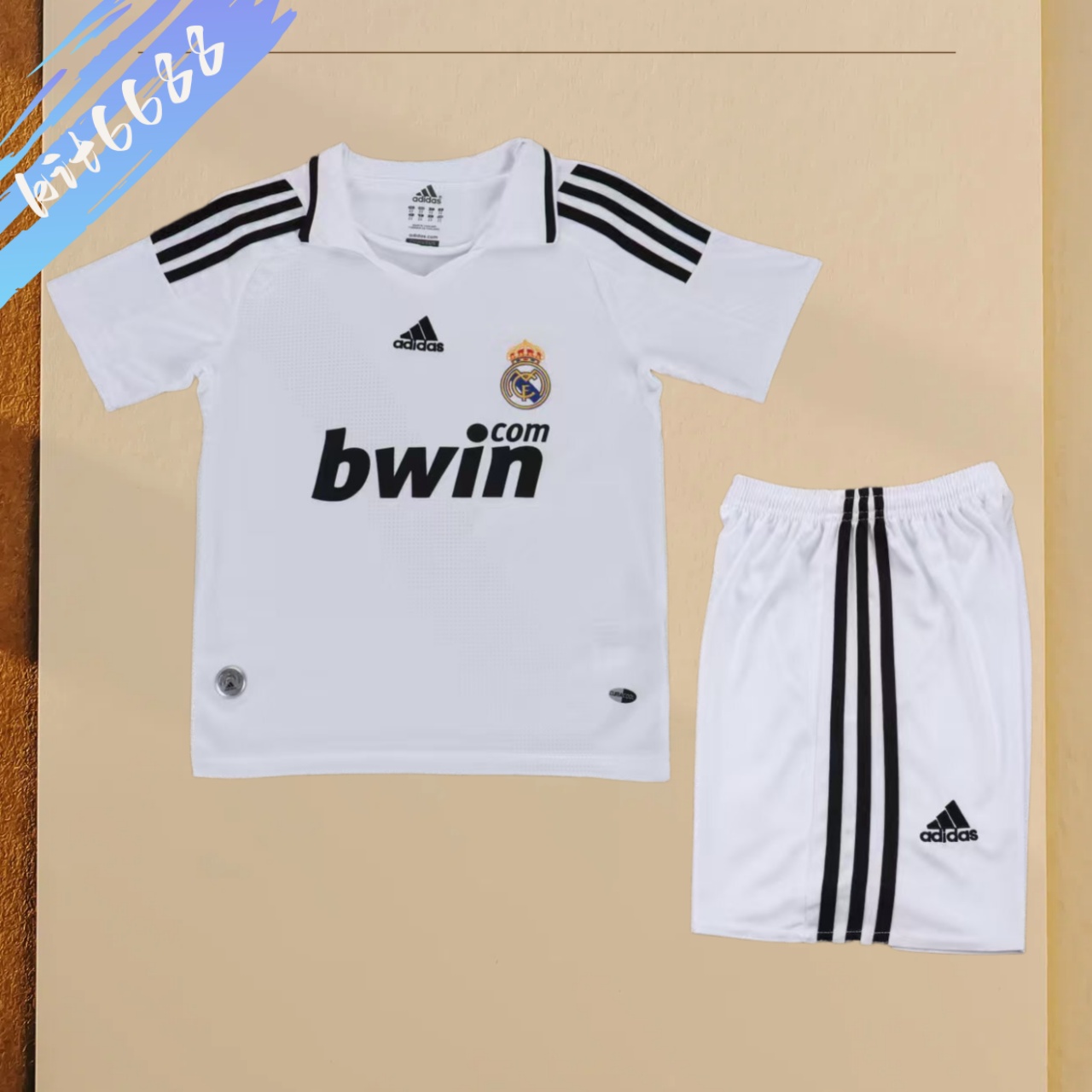 2008/2009 Real Madrid home  Retro Kids Set