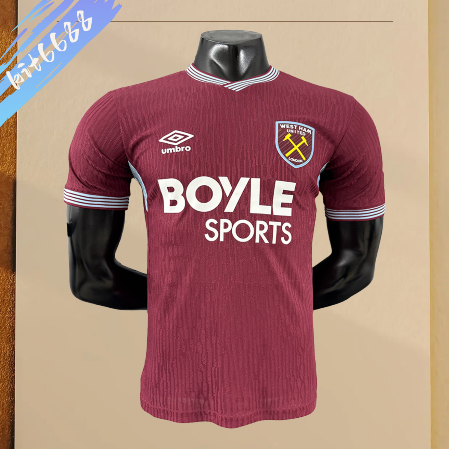2025/2026 West Ham United Home Football Shirt (Player Edition)