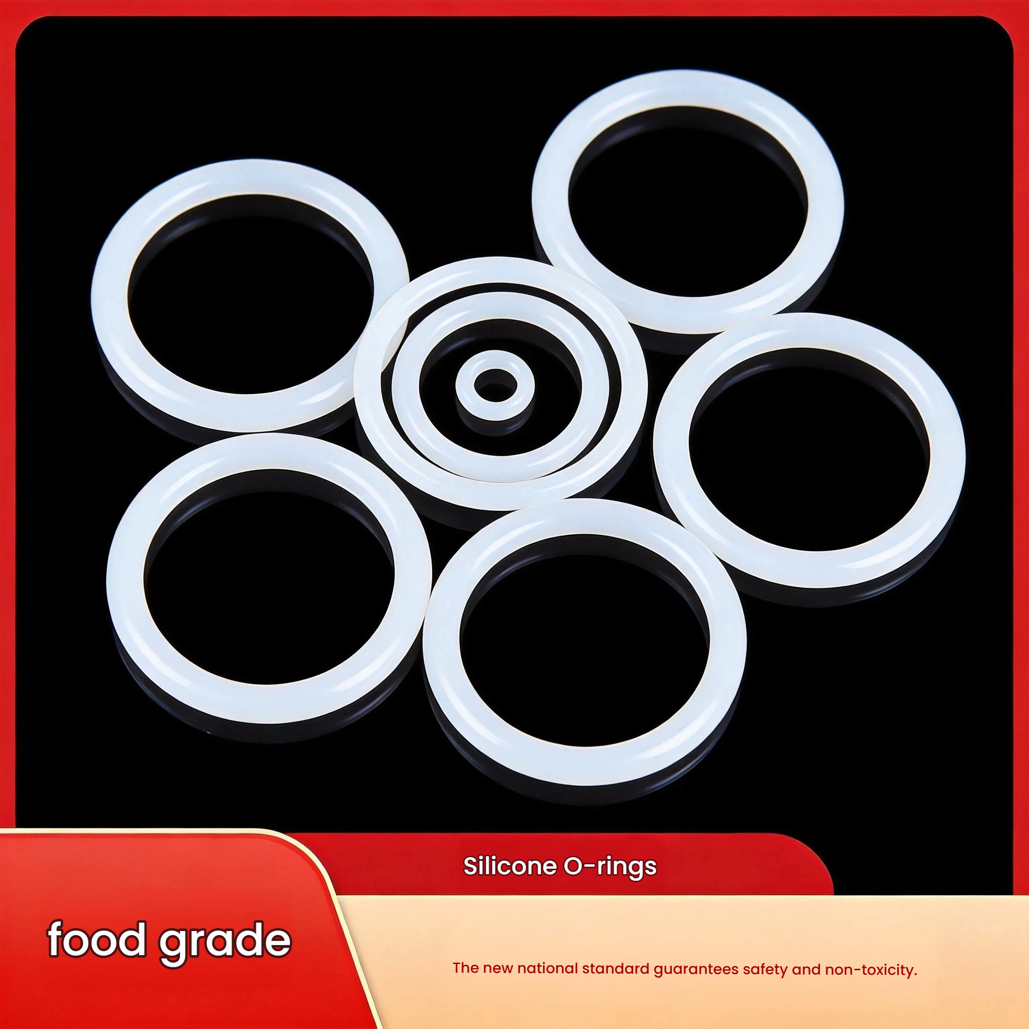 Food Grade Silicone Gasket Custom OEM Silicone seal ring for vacuum flask