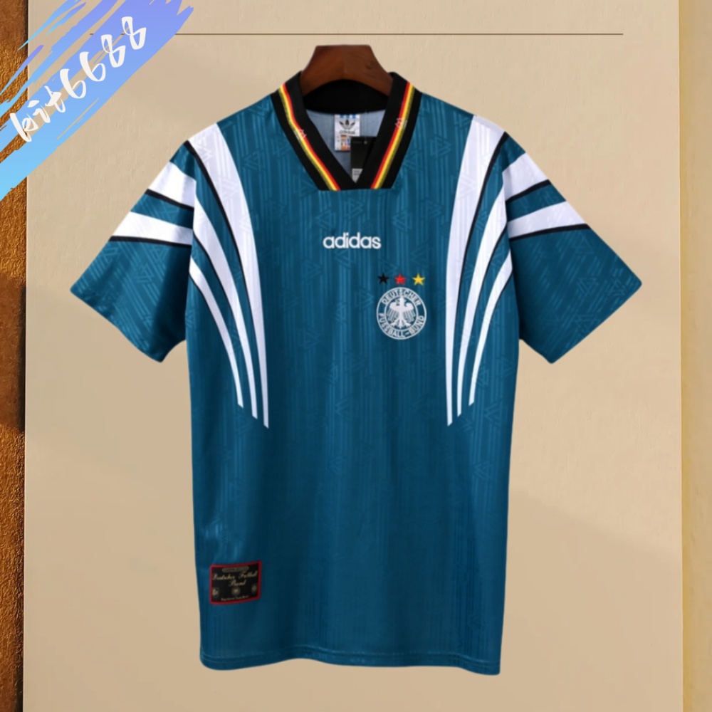 1996 Germany Away Retro Football Shirt