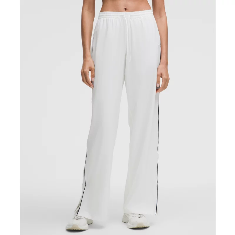 Court Rival Wide-Leg Track Pant Tall Stitched Logo