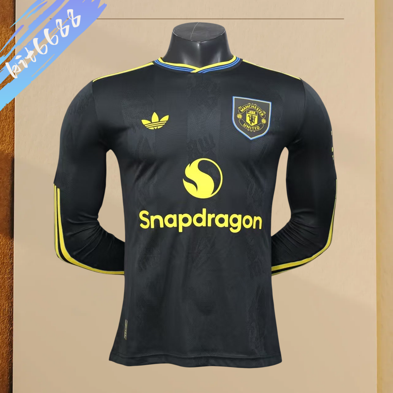 2025 2026 Manchester United Third Away long sleeved jersey ( Player version)