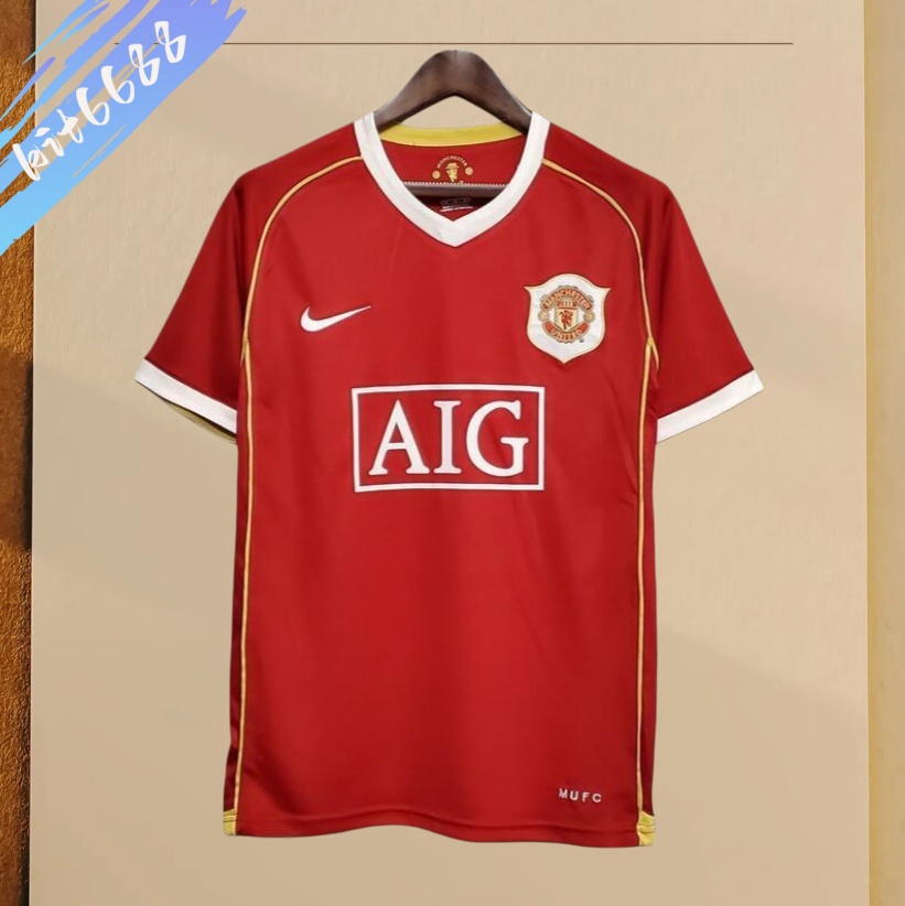 06/07 Manchester United home retro football jersey