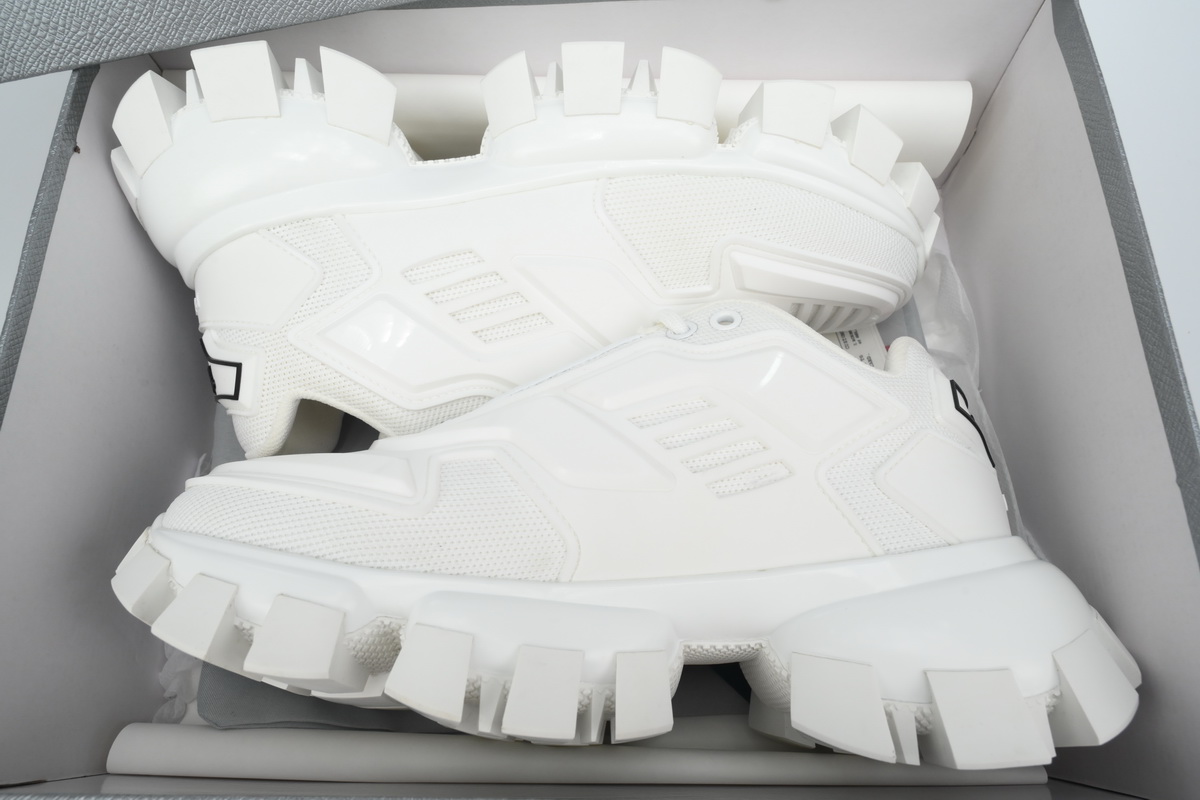 Prada Sneakers White Platform shoes