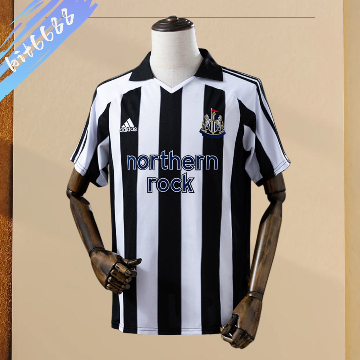 2003/2005 Newcastle United home Retro Football Shirt