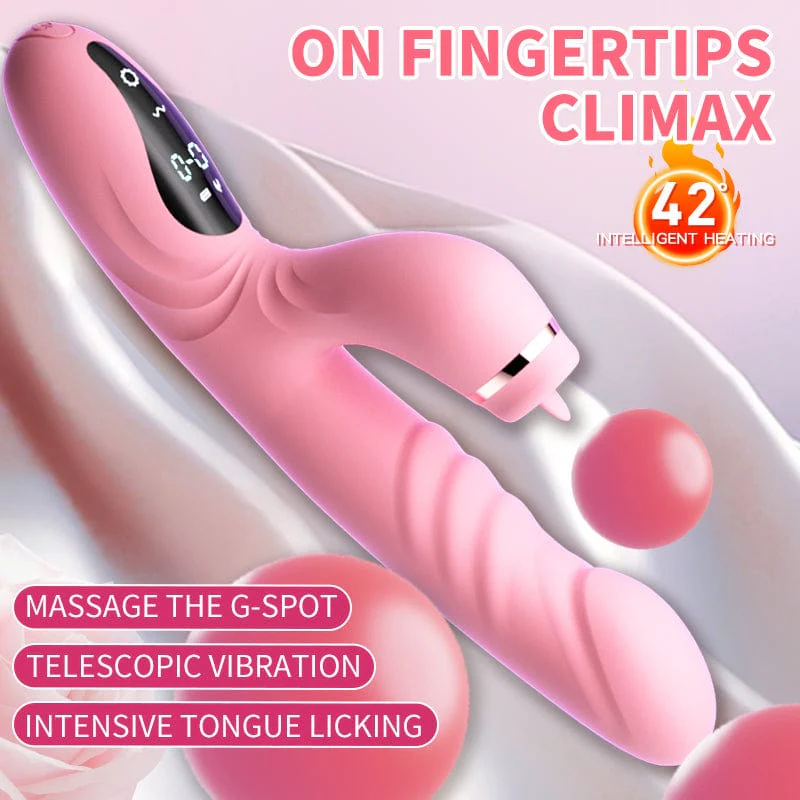 Mlovexy - Electric Heated Vibrator Automatic Sucking Thrusting Machine For Women