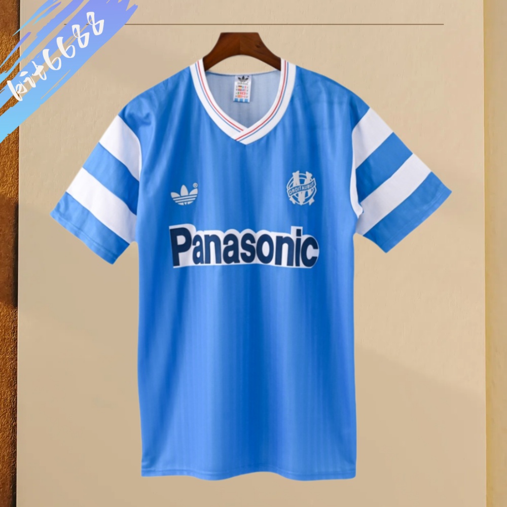 1990 Marseille Away Retro Football Shirt