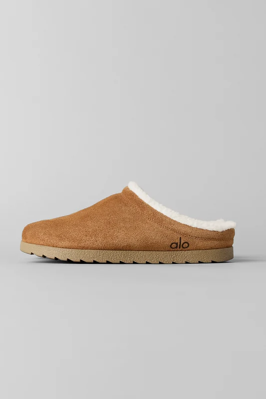 Recovery Slipper (Unisex) - Saddle/Ivory