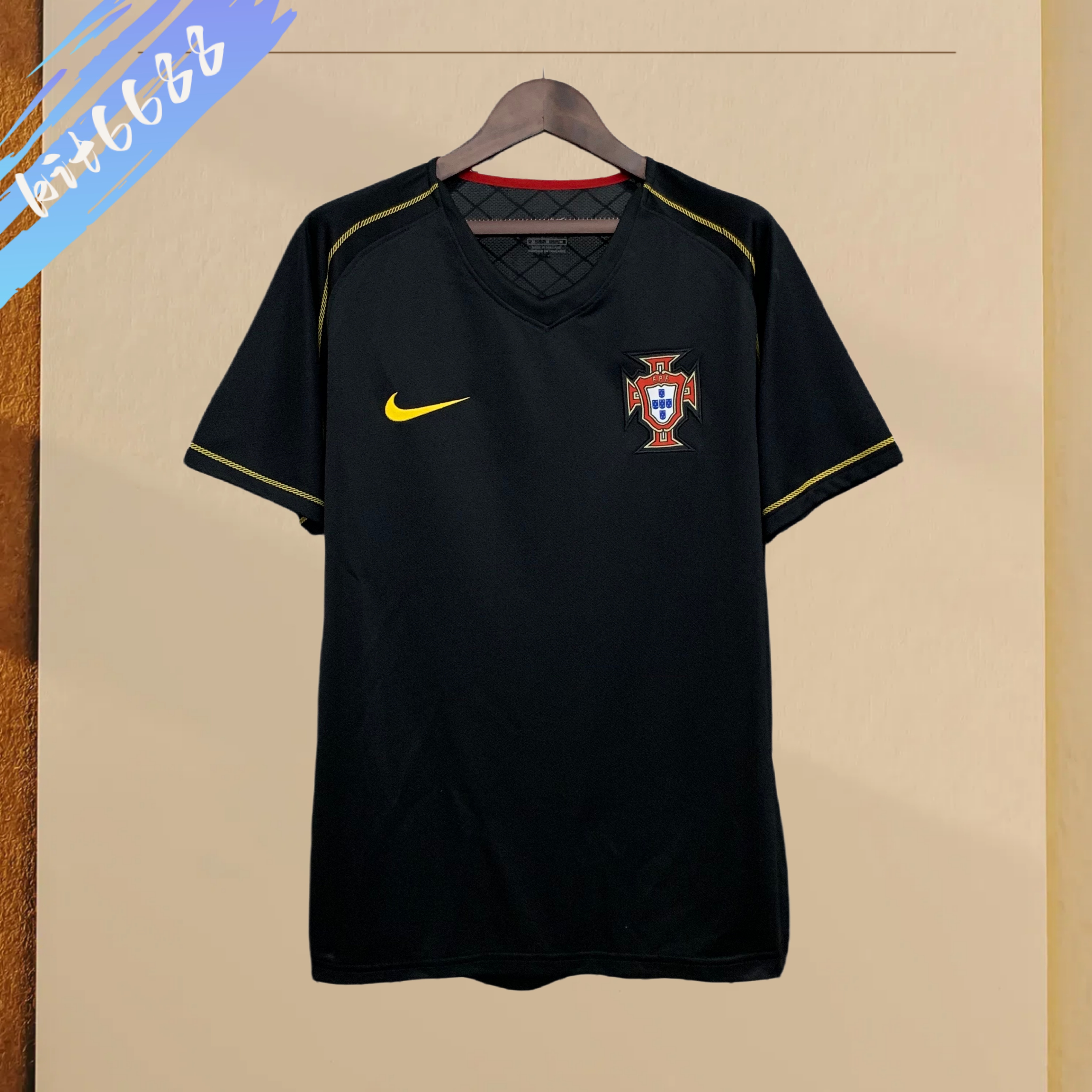 2006 Portugal Away  Retro Football Shirt