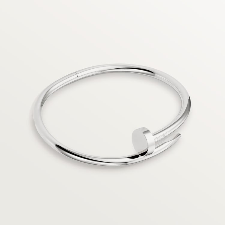 Juste un Clou bracelet, classic model 18K white gold 3.5 mm