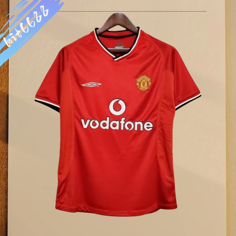 00/01 Manchester United home retro football jersey