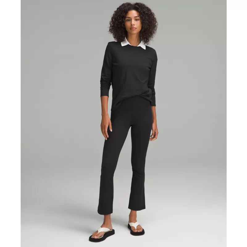 Organic Cotton Crewneck Long-Sleeve Shirt