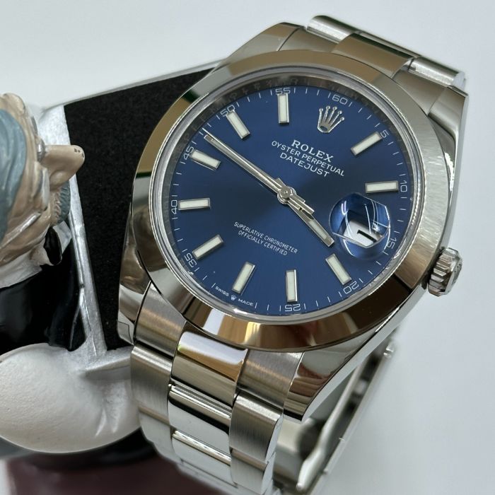 Rolex Datejust 41 Stainless Steel Blue Dial Men's Watch M126300-0001