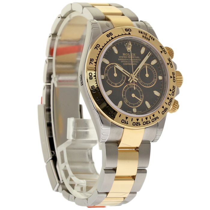 Rolex Daytona Two Tone Black Dial 40mm 116503-0004