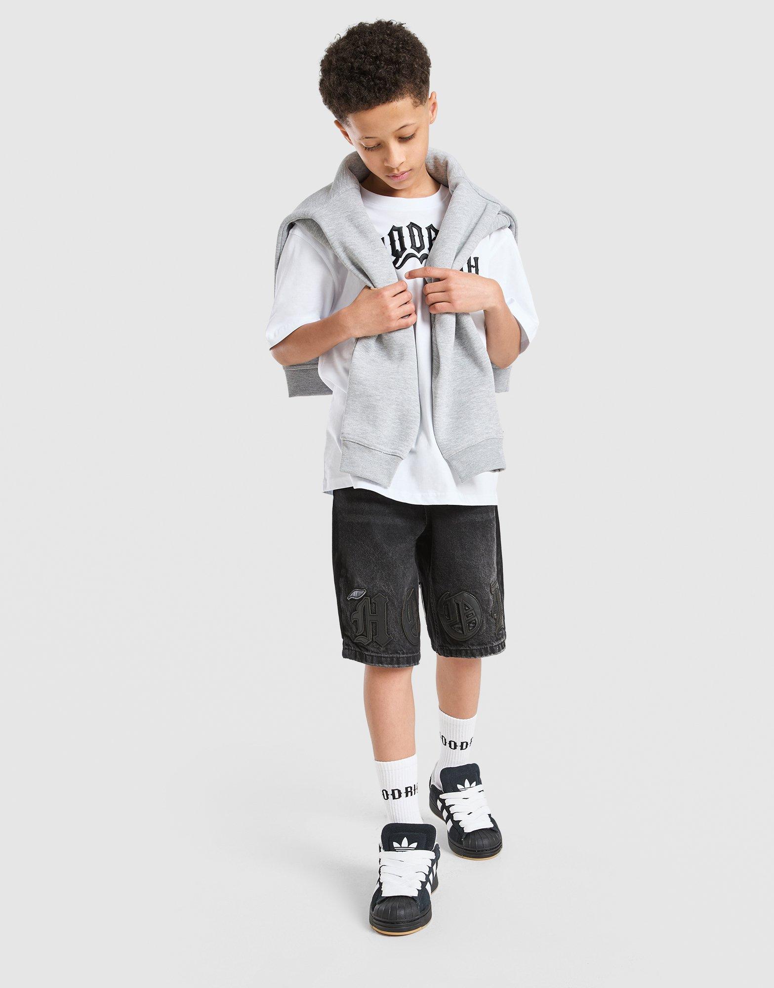 Hoodrich Gradient Denim Jorts Junior
