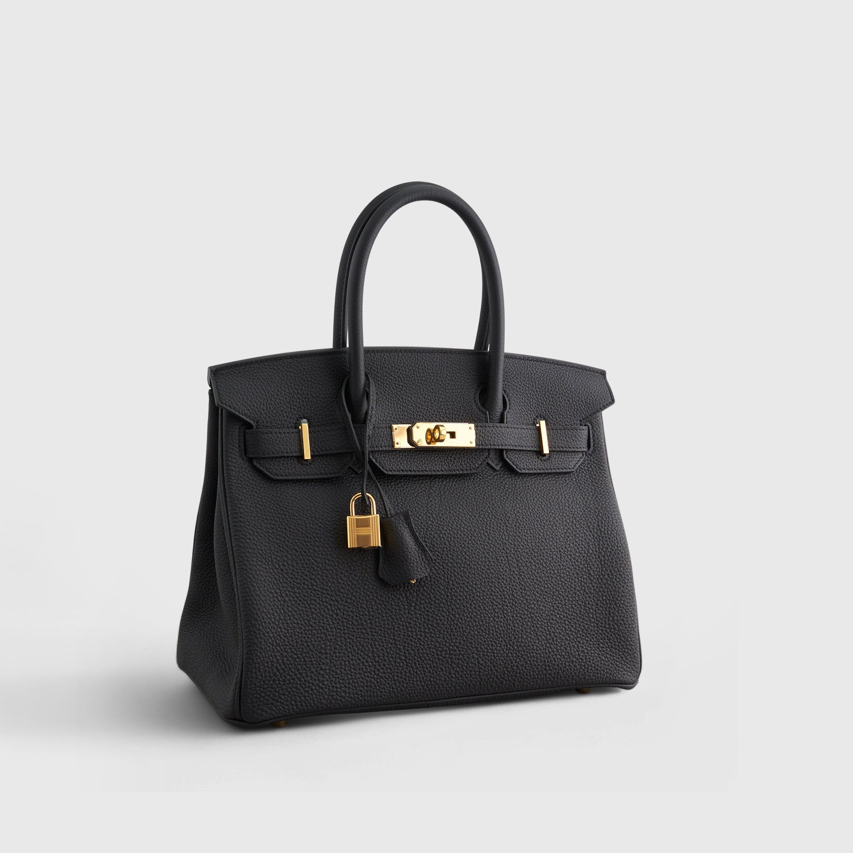Hermès Birkin 30 Togo Black Gold Hardware