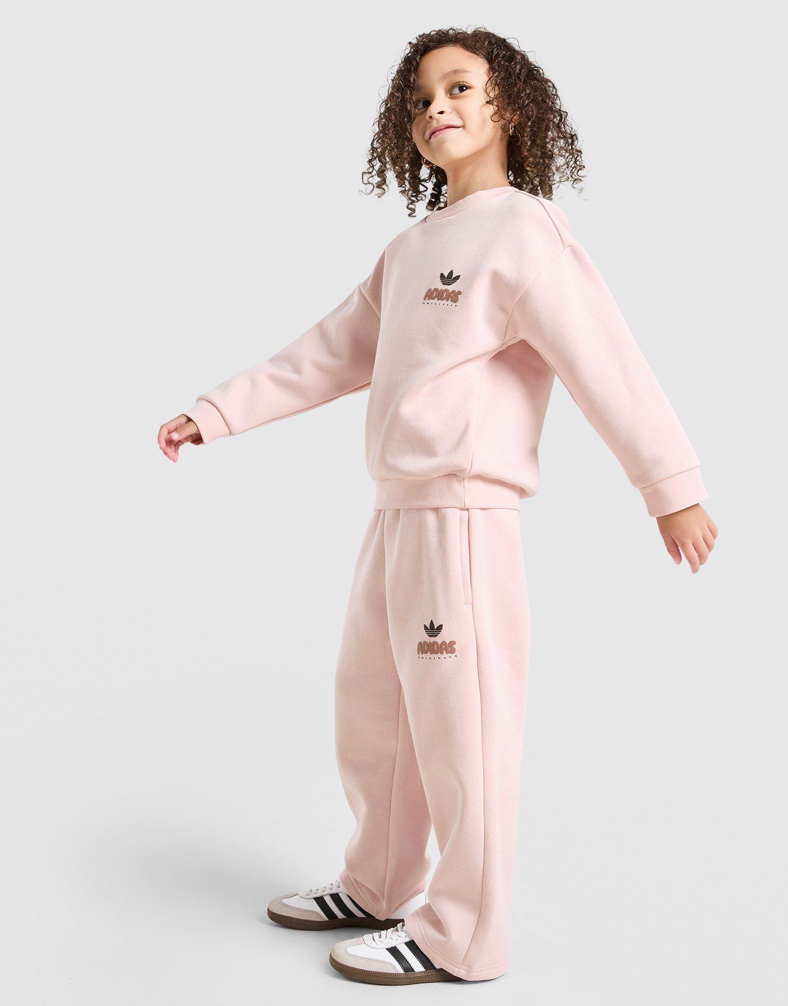 adidas Originals Girls' Bubble Crew Tracksuit Children