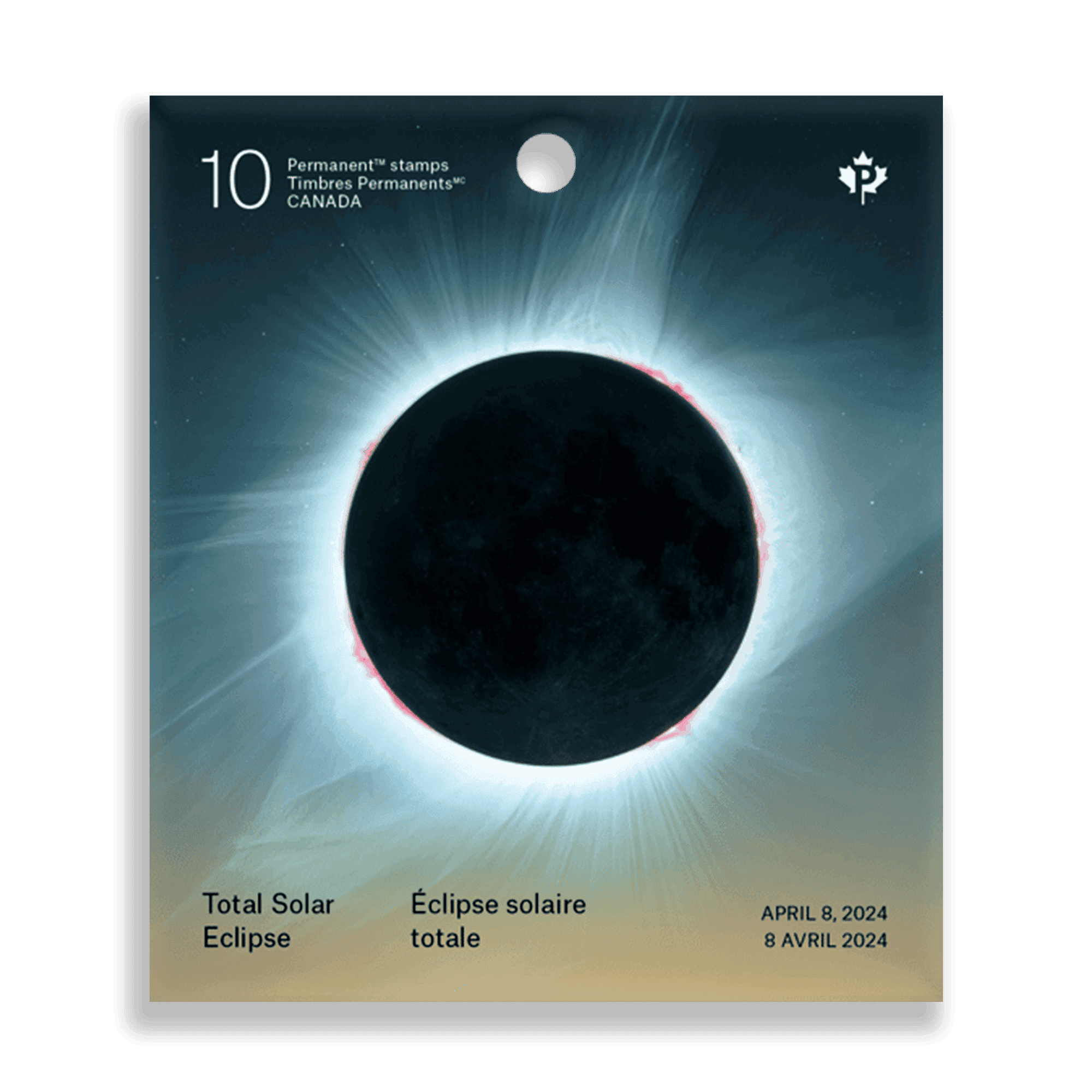 Total Solar Eclipse – 100 Permanent™ Stamps (10 Booklets of 10)
