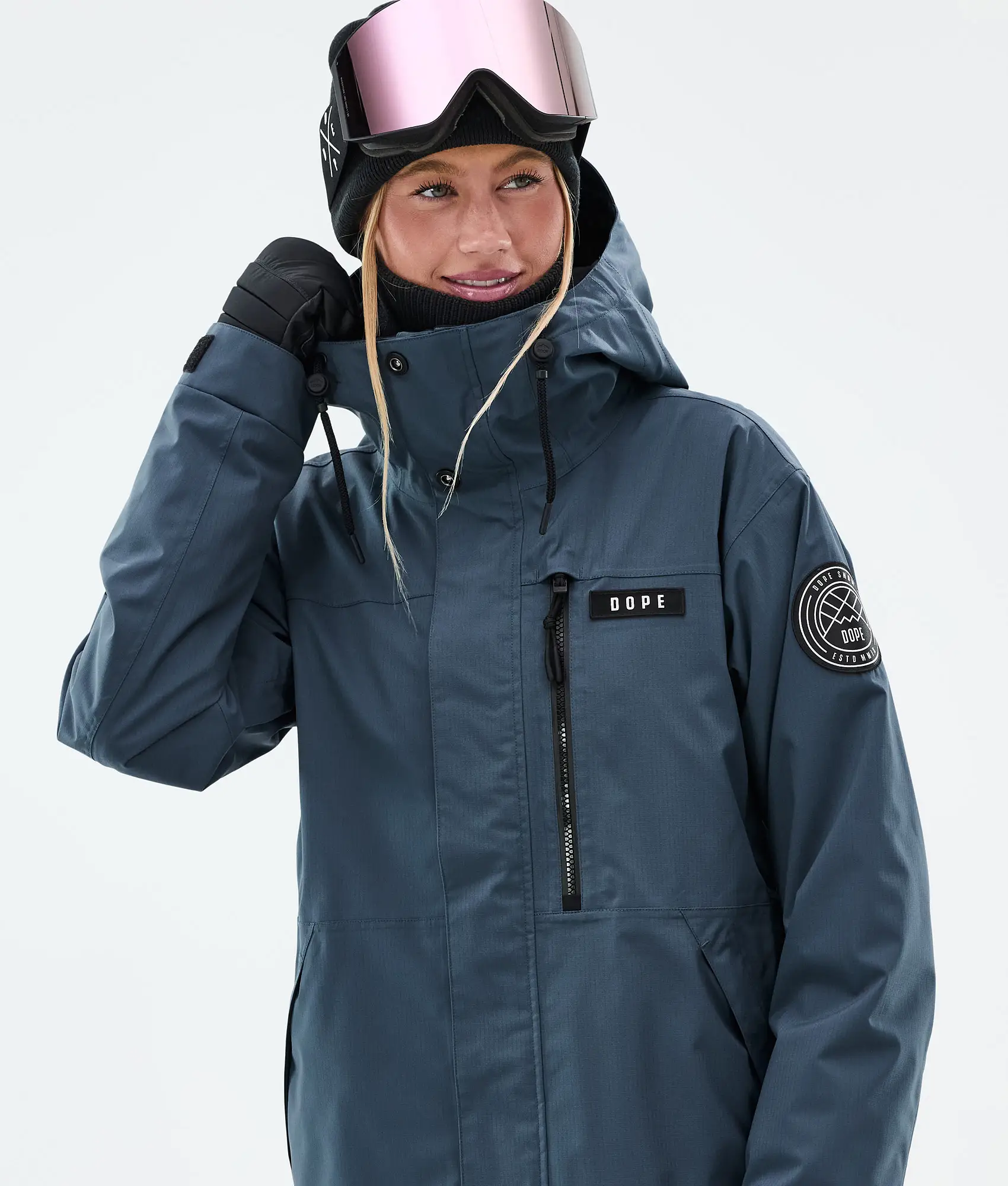 Blizzard W Full Zip Snowboard Jacket Women Metal Blue