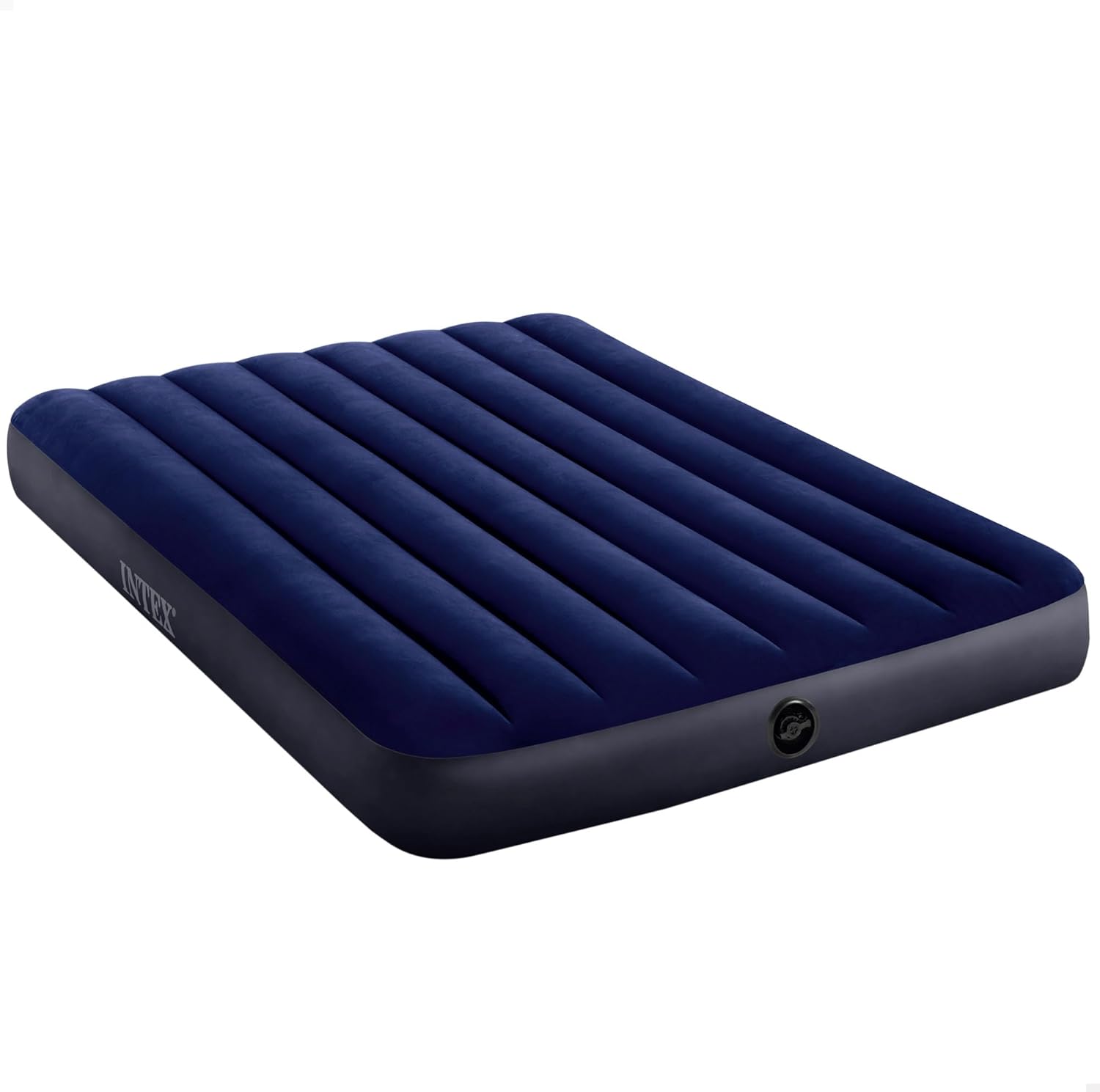 Intex Colchón hinchable Dura-Beam, Cama de aire inflable para camping Color Azul, acampada