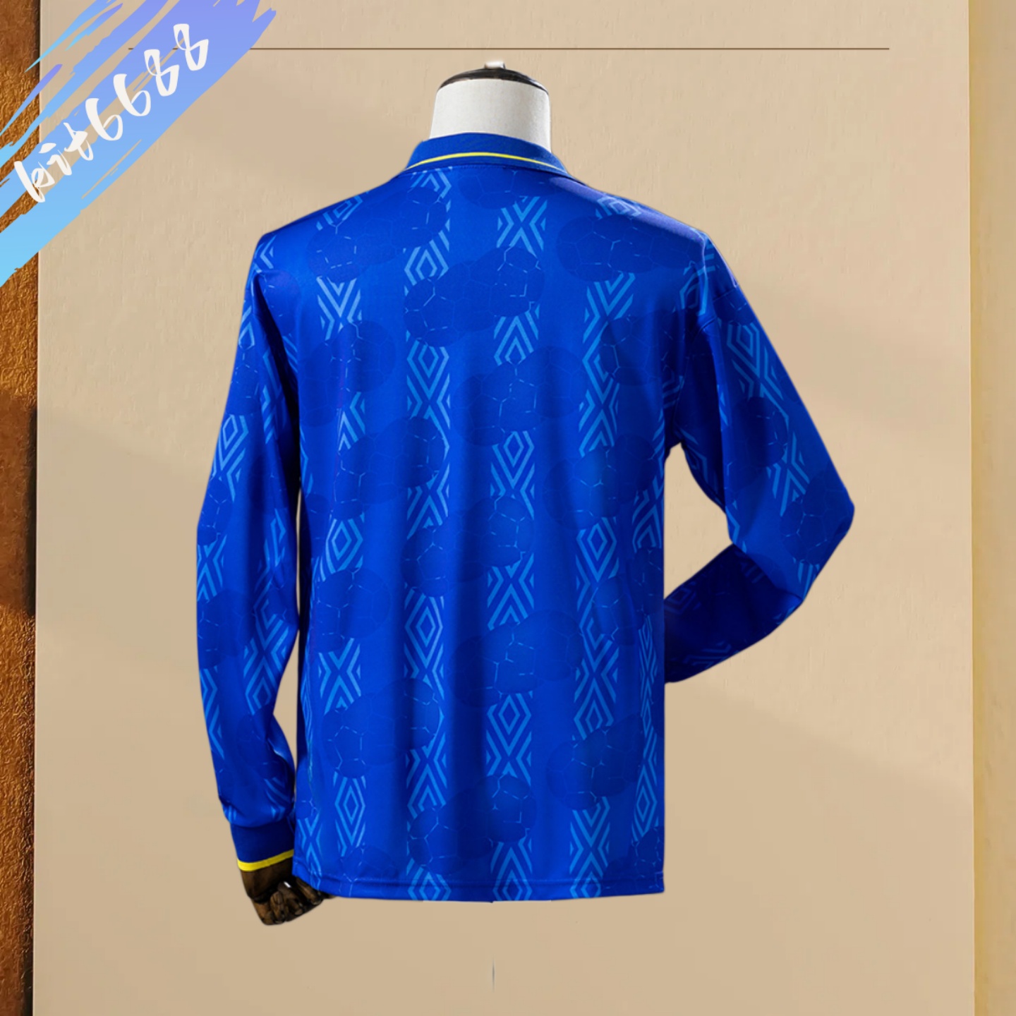 1994 Colombia Away Long-sleeved Retro Football Shirt