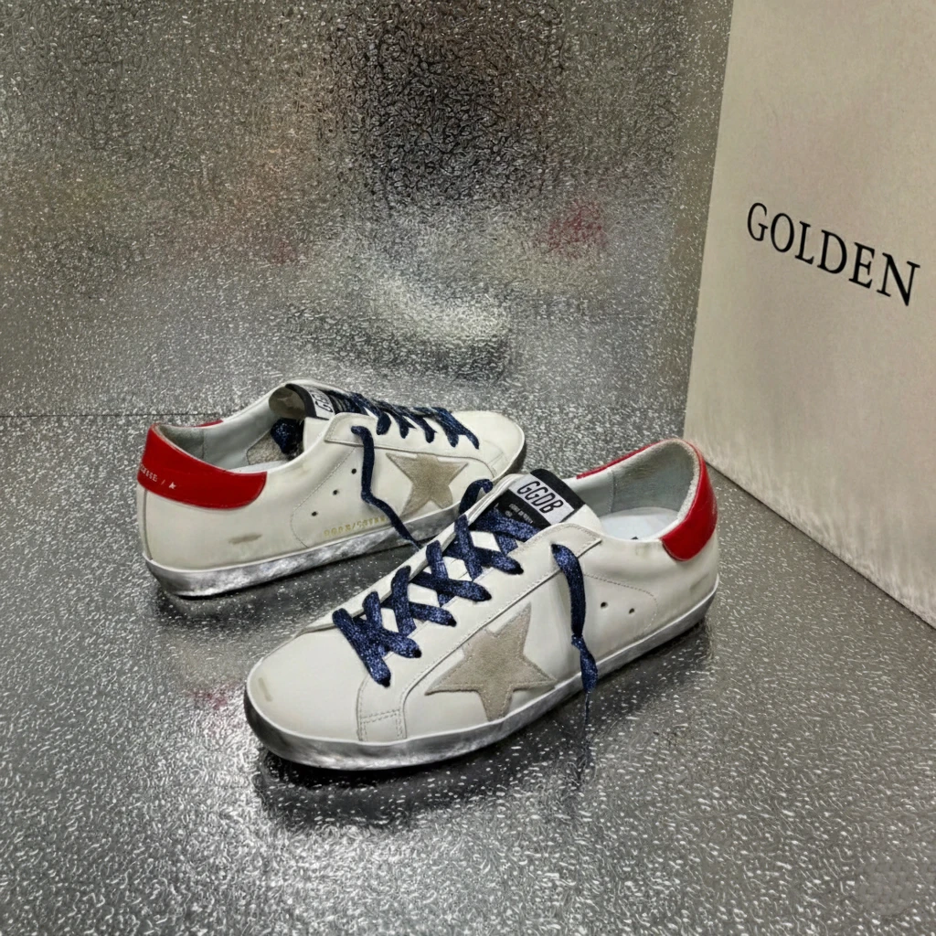Golden Goose Super Star Dirty shoes made of top-grain cowhide