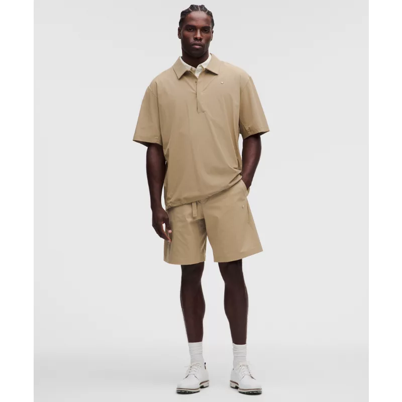 Stretch Twill Relaxed-Fit Golf Short 9