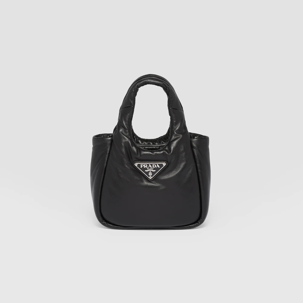 Small padded Soft nappa-leather bag