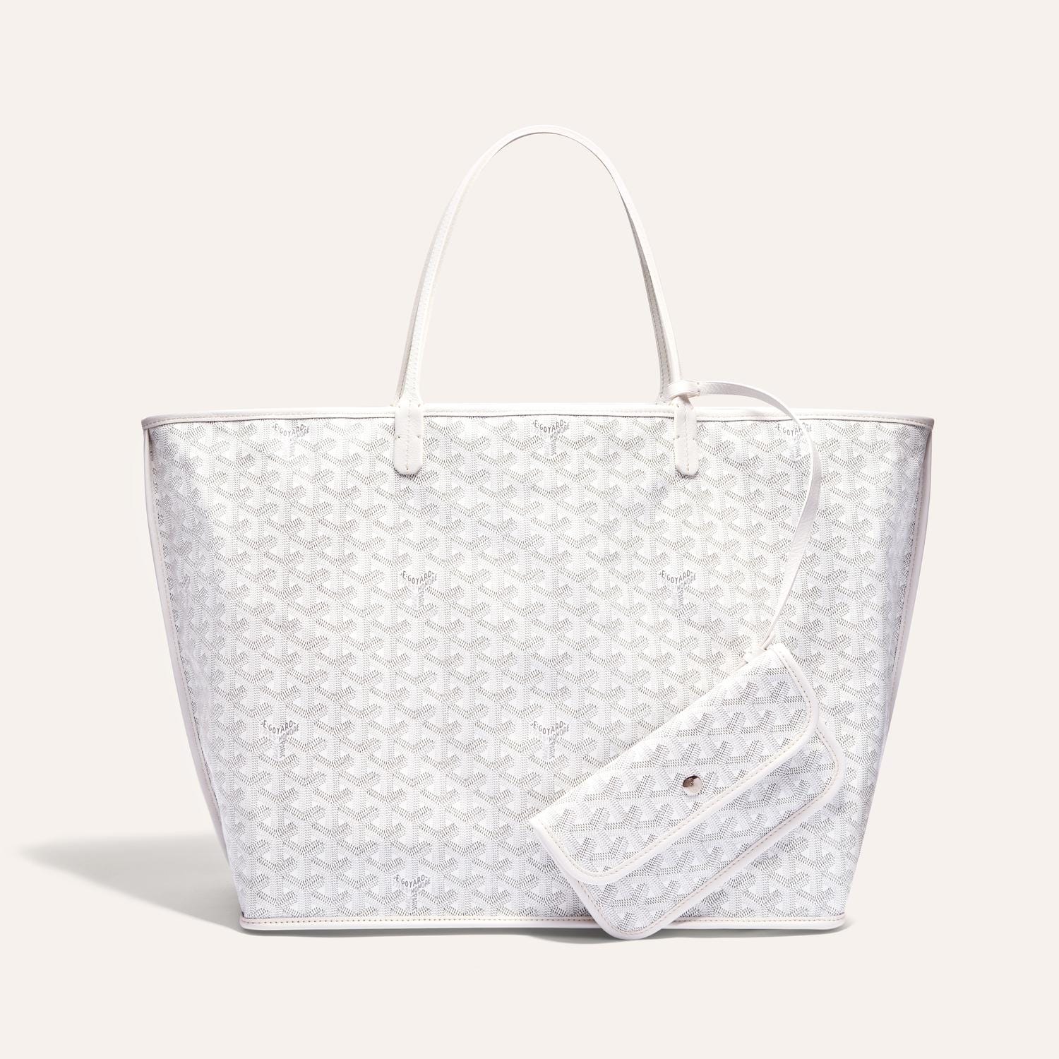 Anjou GM Bag White