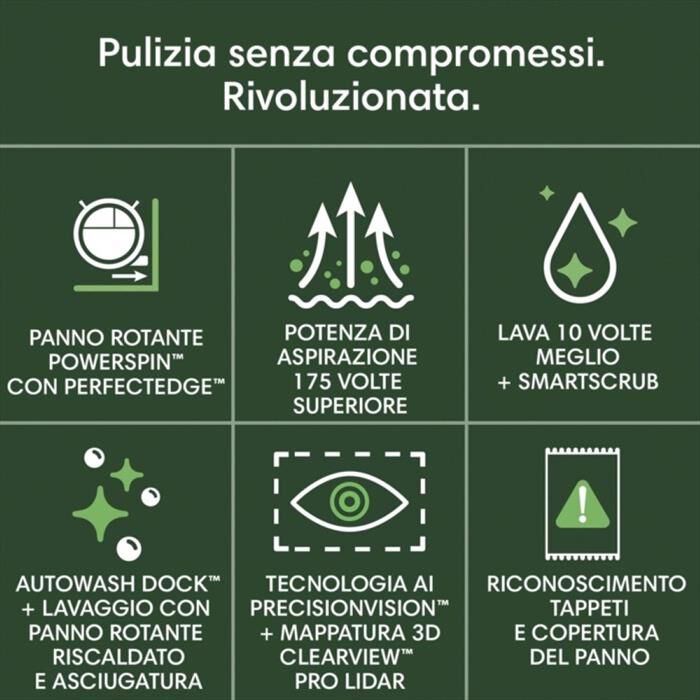 iROBOT - Aspirapolvere robot ROOMBA MAX 705 COMBO+AUTOWASH-Black