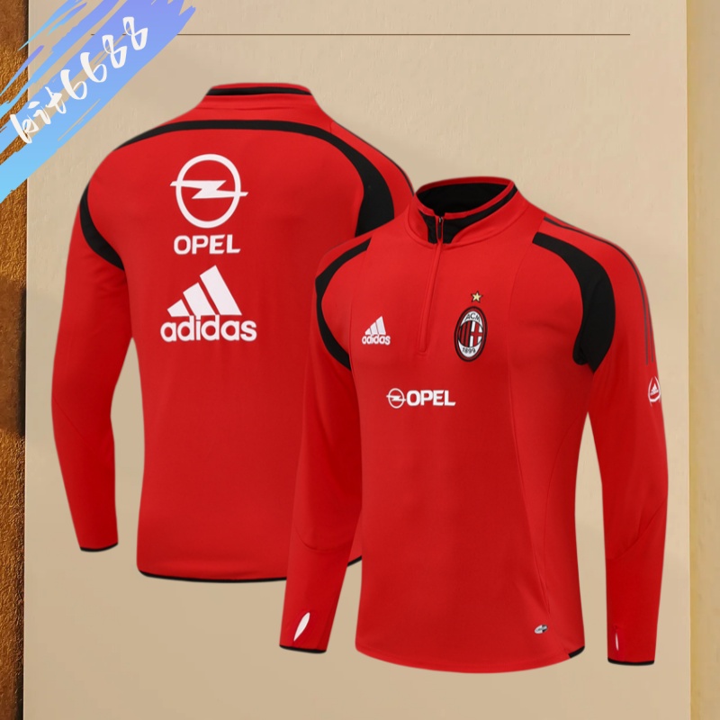 04/05 AC Milan Retro Training Shirt Long Sleeve Football Shirt