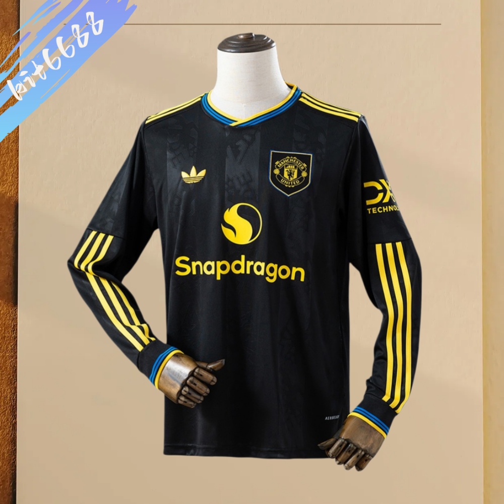 2025 2026 Manchester United Third Away long sleeved jersey (fan version)