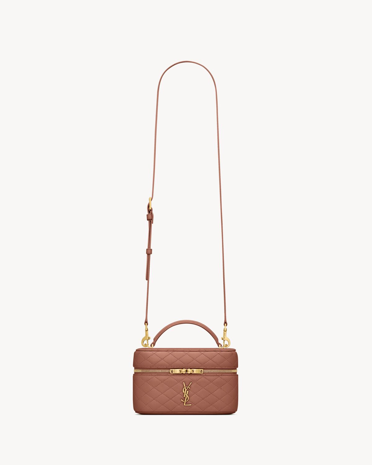 gaby vanity bag in lambskin BARELY PINK