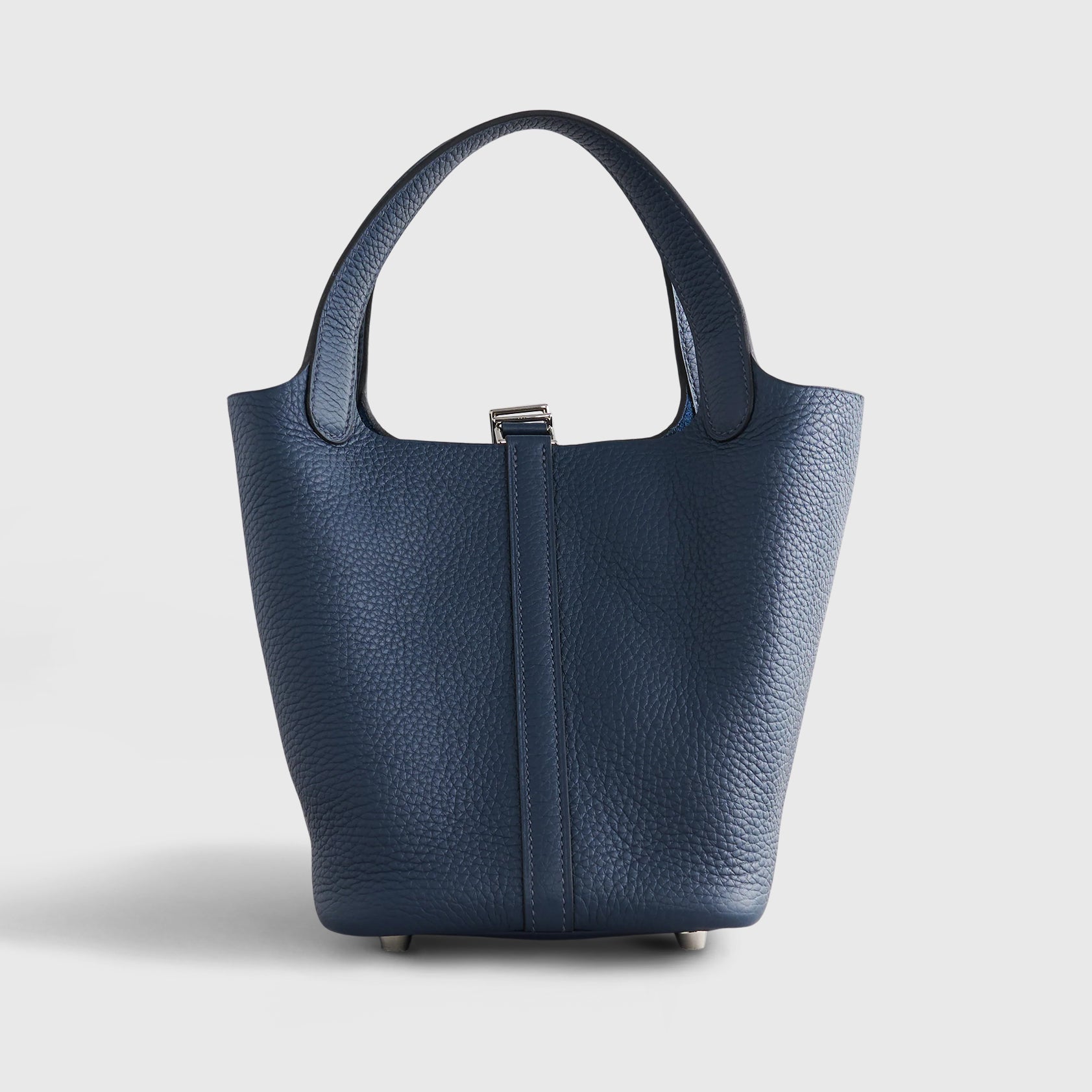 Hermès Picotin 18 Clemence Blue de Prusse Palladium Hardware