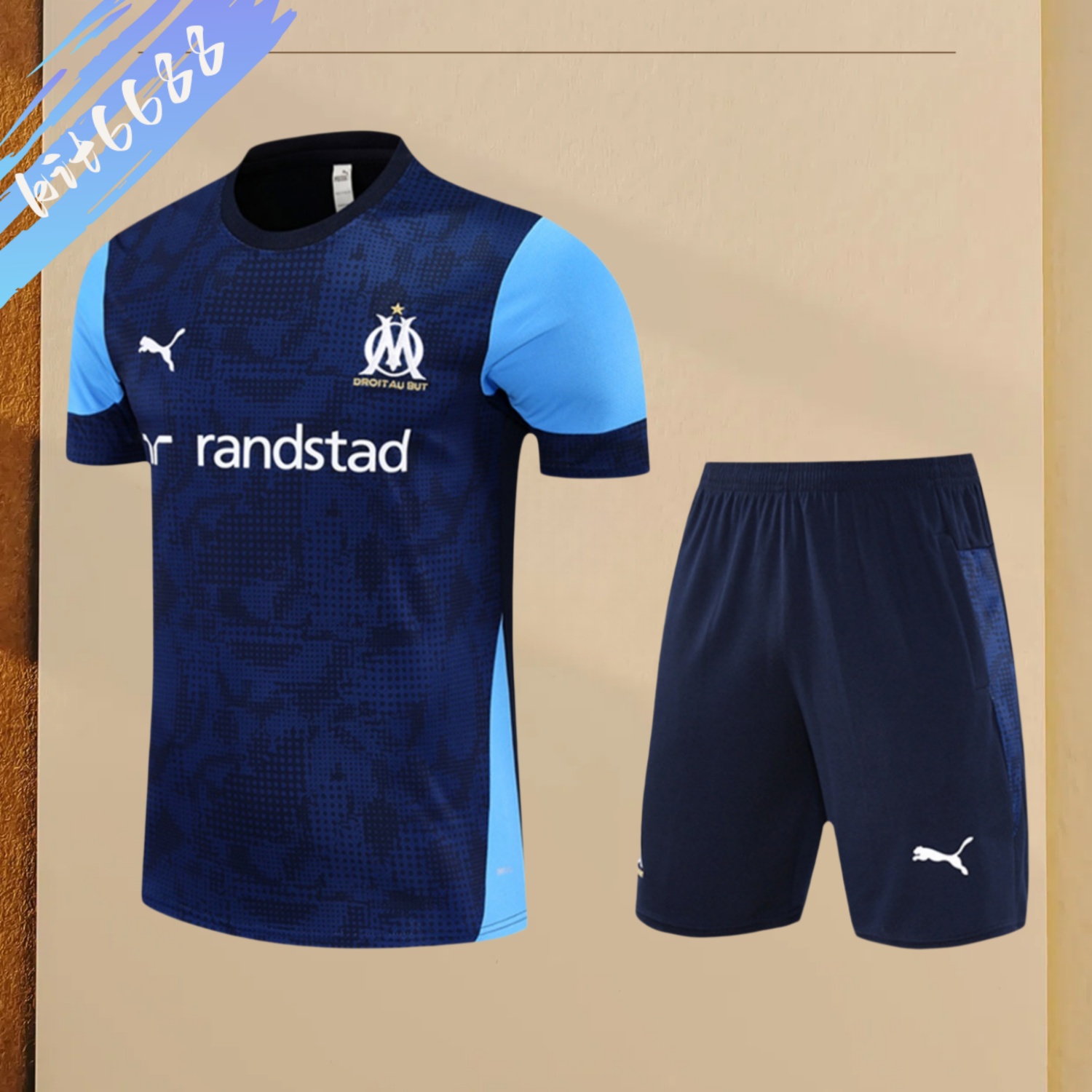 2025/2026 Marseille Adult Short Sleeve Training Suit (Adult Kit)
