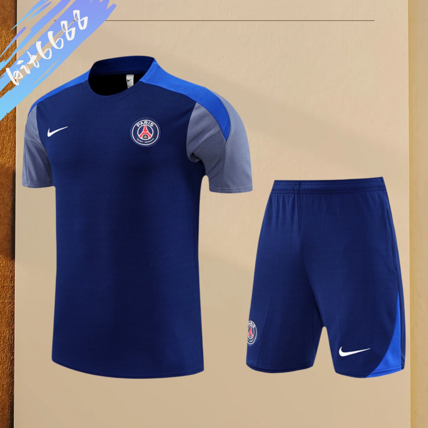 2025/2026 PSG Paris Saint Germain Short Sleeve Training Kit (Kids Kit)
