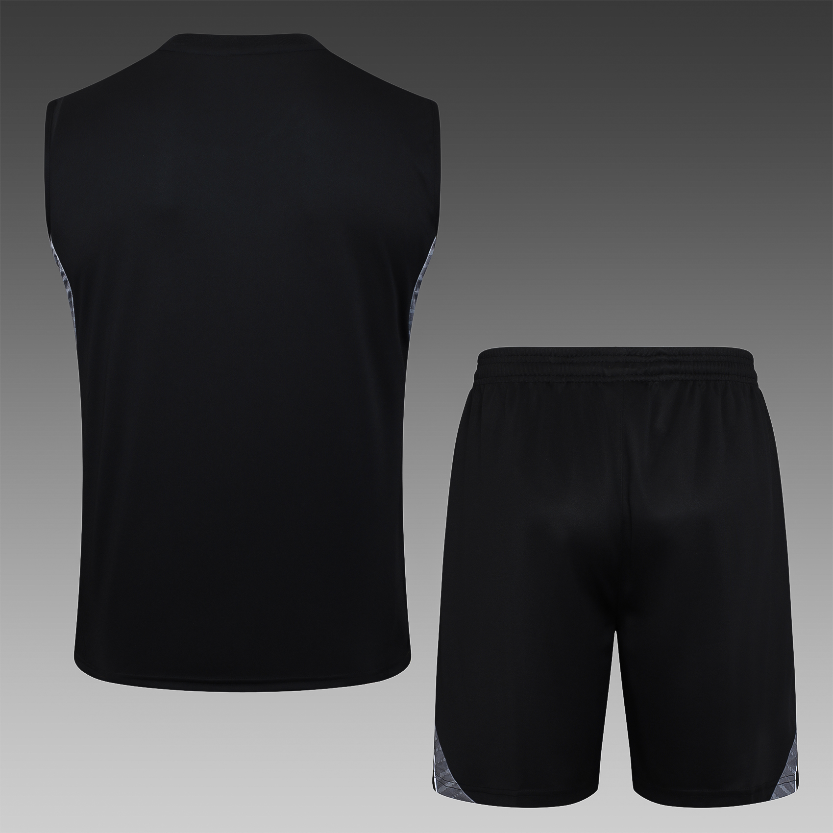 2025/2026 Real Madrid black adult vest training suit (Adult Kit)