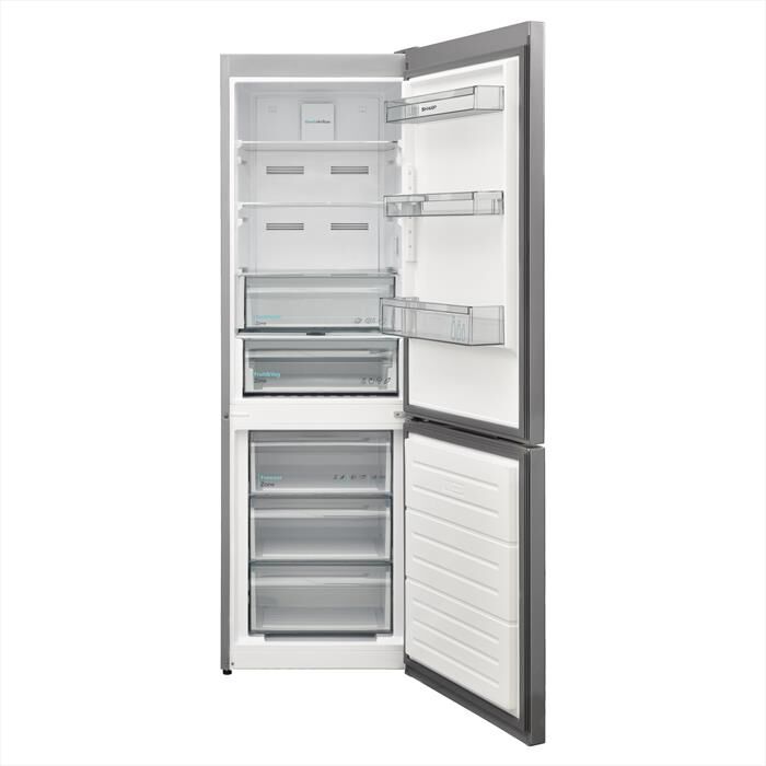 SHARP - Frigorifero combinato SJ-NBA21DMXPE Classe E 331lt-Pet Inox