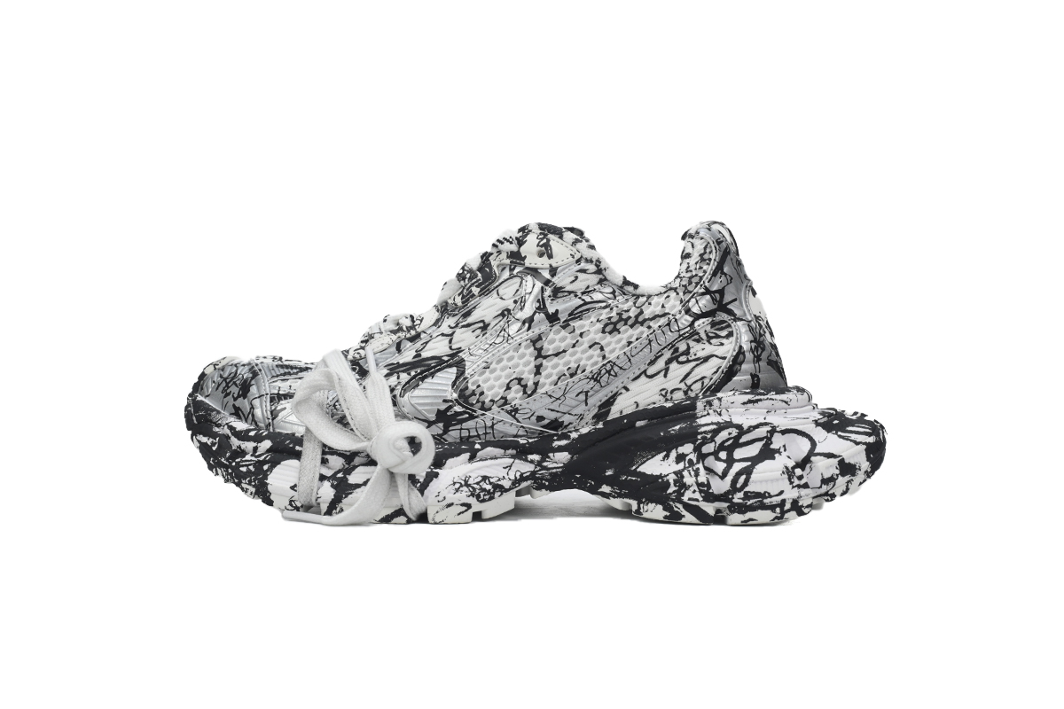 Balenciaga Luminous White Graffiti 734731 W3XDC 0135