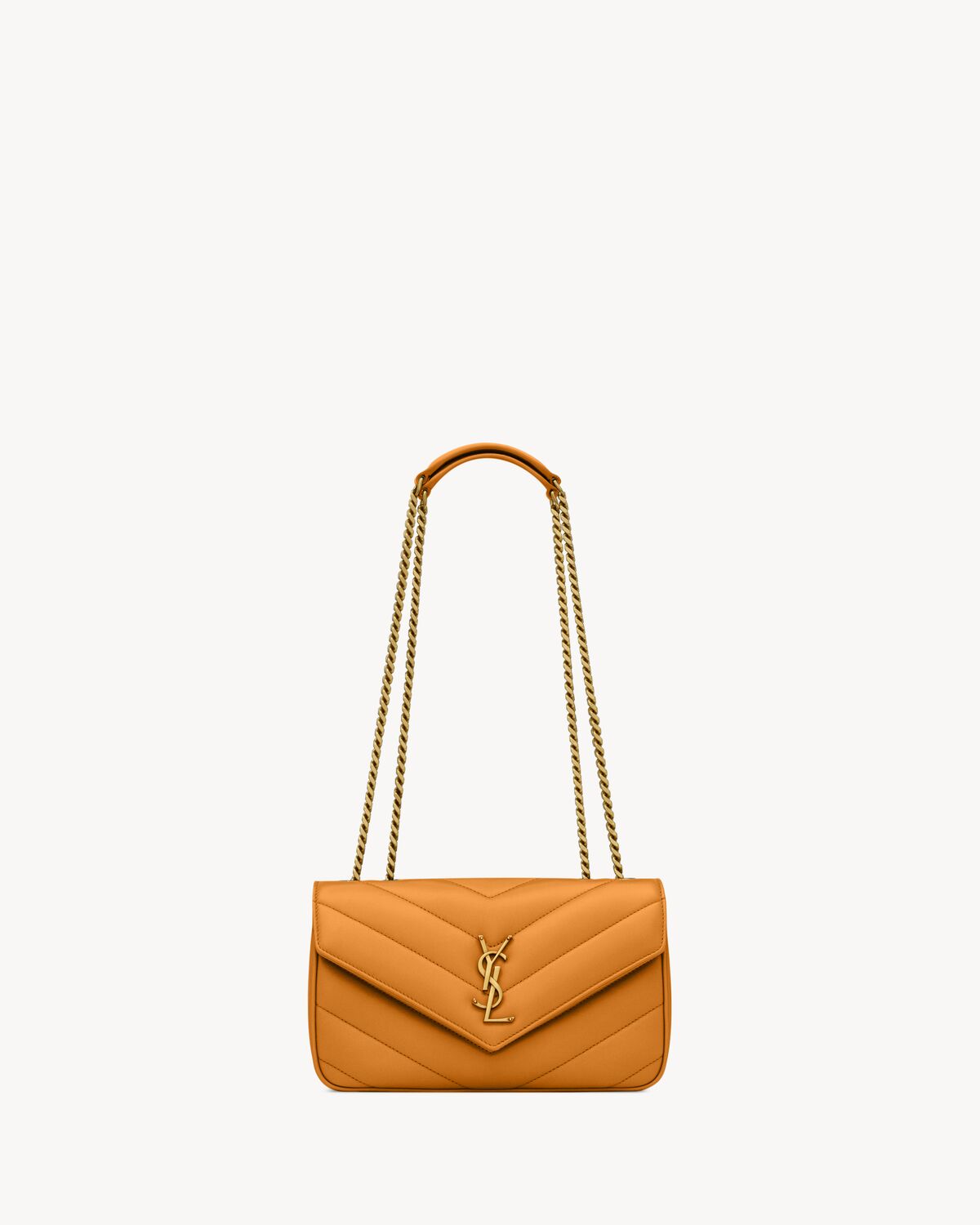 loulou small in matelassé lambskin SUNFLOWER