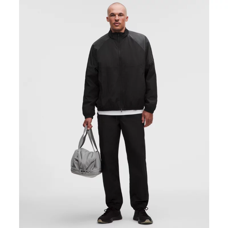 Nylon Oversized Track Jacket